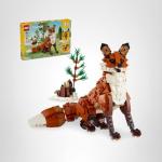 LEGO Creator 3 in 1 Forest Animals Red Fox Toys - Building Toys for Kids, Boys & Girls, Ages 9+ - W/ 3 Building Options into Fox, Owl, or Squirrel - Gift for Christmas - 31154