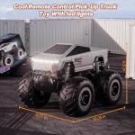 Remote Control Car Off-Road Pick-up Truck, 4WD Amphibious RC Trucks Toy RC Cars for All Terrain, 1:16 Scale Hobby Monster Truck Toys 2.4GHz Vehicles Kids Gifts for Boys/Girls Age 6 7 8 9 10-12+
