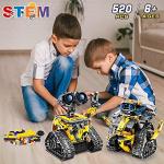 HOGOKIDS Robot Building Toys for Kids - 5 in 1 Remote & APP Controlled Building Set | RC Wall/Engineer Robot/Mech Dinosaur STEM Toys for Boys Girls Age 6 7 8 9 10 11 12+ Year Old (520 Pcs)