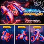 Remote Control Car,RC Cars Boys Toys for 3 4 5 6 7 8 9 10 11 12 Year Old Boy Double Sided 360°Flip 4WD Rechargeable Drift RC Race Car Birthday Gifts Christmas Basket Stuffers for Kids Age 3-12