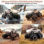 Remote Control Car Off-Road Pick-up Truck, 4WD Amphibious RC Trucks Toy RC Cars for All Terrain, 1:16 Scale Hobby Monster Truck Toys 2.4GHz Vehicles Kids Gifts for Boys/Girls Age 6 7 8 9 10-12+