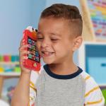 SESAME STREET Learn with Elmo Pretend Play Phone, Learning and Education, Holiday Stocking Stuffers, Gifts, Presents, Kids Toys for Ages 2 Up by Just Play