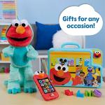 SESAME STREET Learn with Elmo Pretend Play Phone, Learning and Education, Holiday Stocking Stuffers, Gifts, Presents, Kids Toys for Ages 2 Up by Just Play