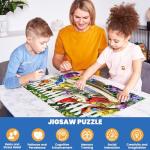 500 Pieces Puzzle for Adults,Birds Bath Flower Fence Puzzle,Recycled Cardboard Animals Jigsaw Puzzle 500 Pieces,Challenging Game Home Decor Birthday Party Gift Toy for Adults Kids Seniors 20.5 * 15 in