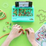 Make It Real: Neo-Brite Chains & Charms Kit - Create 10 Unique Cord & Tassel Charm Bracelets, 195 Pieces, Includes Play Tray,DIY Playful Charm & Jewelry Kit, Tweens & Girls, Arts & Crafts, Ages 8+