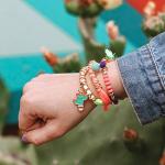 Make It Real: Neo-Brite Chains & Charms Kit - Create 10 Unique Cord & Tassel Charm Bracelets, 195 Pieces, Includes Play Tray,DIY Playful Charm & Jewelry Kit, Tweens & Girls, Arts & Crafts, Ages 8+