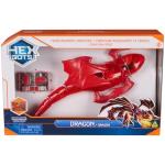 HEX Bots Remote Control Dragon, Rechargeable Robot Dragon Toys for Kids, Adjustable Robotic Dragon Figure Toys for Boys & Girls Ages 4 & Up, Red