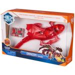 HEX Bots Remote Control Dragon, Rechargeable Robot Dragon Toys for Kids, Adjustable Robotic Dragon Figure Toys for Boys & Girls Ages 4 & Up, Red