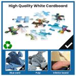 Jigsaw Puzzles for Adults 500 Pieces, Interlock Perfectly Letter on Back No Dust, Home Decor Birthday Party Gift Toy for Men Women Elders Seniors, 1:1 Poster Educational Toys & Games | 20.5 x 15 in