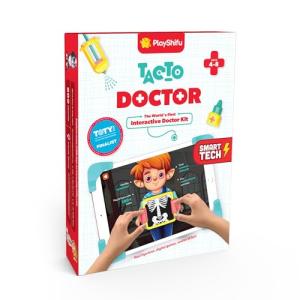 PlayShifu Doctor Kit for Kids – Tacto Doctor | Tech-Powered Pretend Playset with 12 Tools & 3 Games | STEM Learning Toy for Ages 4–10 | Roleplay Gift for Boys & Girls | Tablet Not Included