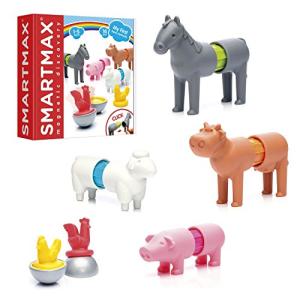 SmartGames My First Farm Animals Magnetic Building Set STEM Learning Toy Ages 1-5
