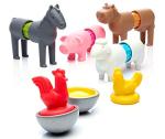 SmartGames My First Farm Animals Magnetic Building Set STEM Learning Toy Ages 1-5