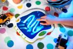 Crayola Toddler Touch Lights, Musical Sensory Toys for Toddlers, Holiday, Light Up Drawing Pad, Mess Free Painting, Travel Activity, 2+