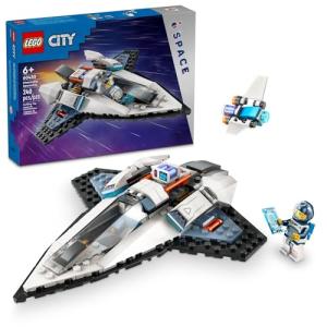 LEGO City Interstellar Spaceship Toy for Kids, Creative Play Space Building Set with Spacecraft Model, Drone, and Astronaut Figure, Building Toy for Boys, Girls and Kids Ages 6 and Up, 60430