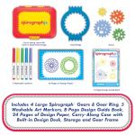 Spirograph Jr. — Jumbo Sized Gears Classic Retro Toy For Spiral Drawing Art Design Toy Kit for Smaller Hands — For Kids Ages 3 and Up