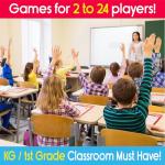 THE BAMBINO TREE Sight Word Bingo Game Level 1 and 2 - Educational Games for Kids - Learn to Read Vocabulary for Kindergarten 1st Grade - Dolch's Fry's Words Lists