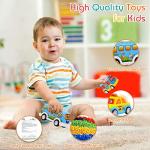 Nicmore Carrier Truck Toddler Toys Car: Transport Toy for 1 2 3 4 Year Old Boys Girls 18 Month 5-in-1 Kid Playset Gifts for Preschool Birthday Christmas