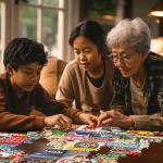 White Mountain 1000 Piece Jigsaw Puzzle Winter Christmas Holiday Puzzles for Adults and Kids 24"x30" Large Pieces - Chrismas Carols