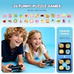 Smart Watch for Kids with 26 Puzzle Games, HD Touch Screen Kids Watch, Camera, Music Player, Alarm Clock, Calculator, Pedometer, Learn Card - 12/24hr Toys for Age 3-12 Year Old, Birthday Gift for Boys