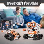 Kyanio STEM Robotics Kits for Kids Ages 8-12 8-14 Year Old, 3 in 1 Remote/APP Control & Programming Robot Building Set, Toy Coding Science Projects, Birthday Gift Ideas for 8 9 10 11 12+ Boys & Girls