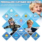 Smart Watch for Kids with 26 Puzzle Games, HD Touch Screen Kids Watch, Camera, Music Player, Alarm Clock, Calculator, Pedometer, Learn Card - 12/24hr Toys for Age 3-12 Year Old, Birthday Gift for Boys