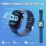 Smart Watch for Kids with 26 Puzzle Games, HD Touch Screen Kids Watch, Camera, Music Player, Alarm Clock, Calculator, Pedometer, Learn Card - 12/24hr Toys for Age 3-12 Year Old, Birthday Gift for Boys