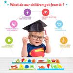 KMUYSL Learning Toys for 3 4 5 6 Years Old Boys and Girls - See & Spell CVC Word Builders with Alphabet Cards for Kids, Preschool Learning Activities Toys, Idea Birthday Gifts for Age 3-5 4-6 Kids