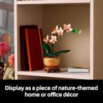 LEGO Botanicals Mini Orchid Building Set - Artificial, Fake Orchid for Home Decor, Adults Ages 18+ - Gift for Birthdays - Indoor Plant Decorations for Table, Desk, Office - 10343