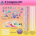 PURPLE LADYBUG Mermaid Headband Kit - Mermaid Gifts for Girls 4-6, Girl Toys and Crafts for Girl Ages 6-8, Birthday Gift, Hair Accessories for Girls, Christmas Gifts