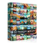 National Parks Puzzle for Adults 1000 Pieces, Travel Poster Landscape Puzzle Including Zion Yellowstone Yosemite, Nature Jigsaw Puzzles Scenery Mountain Scene