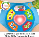 Fisher-Price Baby Toy Laugh & Learn Smart Stages Puppy Musical Plush with Lights & Learning Songs for Infants Ages 6+ Months
