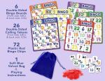 Party Hearty Alphabet and Number, ABC and 123 Bingo Board Game for Kindergarten and Preschool Kids Learn to Read Fun 2 Versions for Ages 4 and Up (Animal Edition)