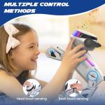 SIMREX Robot Dog Toys for Kids – Smart Interactive Robot Puppy with Bluetooth,Touch Sensor, Dance Tricks, LED Eyes, 2 Rechargeable Batterys, Gift for Kids Boys and Girls(Gray)