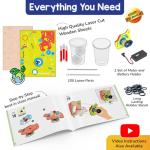 Smartivity 10-in-1 Motor Powered STEM Engineering Kit for Kids I 10+ Fun Electronics Projects for Smart Kids | DIY Science Kit/Toy for Ages 6,7,8,9,10,11,12 Years Old Boys & Girls