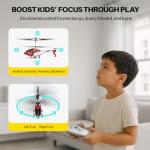 SYMA S107H-E RC Helicopter for Kids 8-12 and Beginners, Remote Control Helicopter with Altitude Hold, 2 Speed Modes, Whole Alloy Toy for Boys Girls Indoor Gift