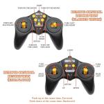 Fistone RC Semi Truck & Excavator Toy Set, 2.4Ghz Remote Control Flatbed Truck with Excavator Toys, 1:24 RC Semi-Trailer Engineering Tractor with Sound and Lights, Construction Vehicles Toy for Boys