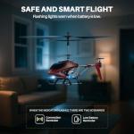 SYMA S107H-E RC Helicopter for Kids 8-12 and Beginners, Remote Control Helicopter with Altitude Hold, 2 Speed Modes, Whole Alloy Toy for Boys Girls Indoor Gift