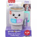 Fisher-Price Baby & Toddler Toy Laugh & Learn Coffee Mug Musical Activity with Lights & Educational Songs for Infants Ages 6+ Months