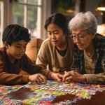 White Mountain Puzzles The Holidays - 1000 Piece Jigsaw Puzzle