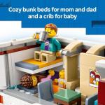 LEGO City Holiday Adventure Camper Van Building Toy Set - Vacation Toy for Kids, Boys and Girls, Ages 6+ - Includes 3 Minifigures and Accessories - Gift Idea for Birthdays & Holidays - 60454