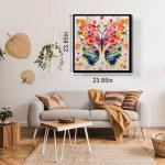 Butterfly Puzzles for Adults 1000 Pieces, Challenging Colorful Flower Butterflies Puzzles with Paper Art, Difficult Animal Plant Jigsaw Puzzles for Adults