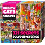 QUOKKA 1000 Piece Jigsaw Puzzle for Adults Knightly Cats – Premium Box Packaging with Extra Fun Challenges - Whimsical Cat Puzzle - Perfect for Relaxation & Creativity & Gift Giving