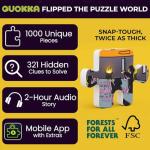 QUOKKA 1000 Piece Jigsaw Puzzle for Adults Knightly Cats – Premium Box Packaging with Extra Fun Challenges - Whimsical Cat Puzzle - Perfect for Relaxation & Creativity & Gift Giving