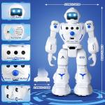 BAZOLOTA Robot Toys for Kids, Programmable Remote Control Robot with Walking, Sliding, Singing and Dancing, RC Gesture Sensing Control Smart Robots for Age 3-12 3-5 Kids Christmas Birthday