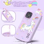 Kids Smart Phone Toys for Girls Age 3-9, Touchscreen Dual Camera Kids Phone, Christmas Birthday Gifts for Age 3 4 5 6 7 8 9, Toddler Learning Play Toy with Music Player, 8G Card