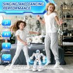 BAZOLOTA Robot Toys for Kids, Programmable Remote Control Robot with Walking, Sliding, Singing and Dancing, RC Gesture Sensing Control Smart Robots for Age 3-12 3-5 Kids Christmas Birthday