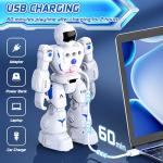 BAZOLOTA Robot Toys for Kids, Programmable Remote Control Robot with Walking, Sliding, Singing and Dancing, RC Gesture Sensing Control Smart Robots for Age 3-12 3-5 Kids Christmas Birthday