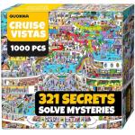 QUOKKA 1000 Piece Jigsaw Puzzle for Adults Cruise Vistas – Premium Box Packaging with Extra Fun Challenges - Stunning Scenic Animal Puzzle - Perfect for Relaxation & Creativity & Gift Giving
