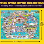 QUOKKA 1000 Piece Jigsaw Puzzle for Adults Cruise Vistas – Premium Box Packaging with Extra Fun Challenges - Stunning Scenic Animal Puzzle - Perfect for Relaxation & Creativity & Gift Giving