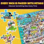 QUOKKA 1000 Piece Jigsaw Puzzle for Adults Cruise Vistas – Premium Box Packaging with Extra Fun Challenges - Stunning Scenic Animal Puzzle - Perfect for Relaxation & Creativity & Gift Giving